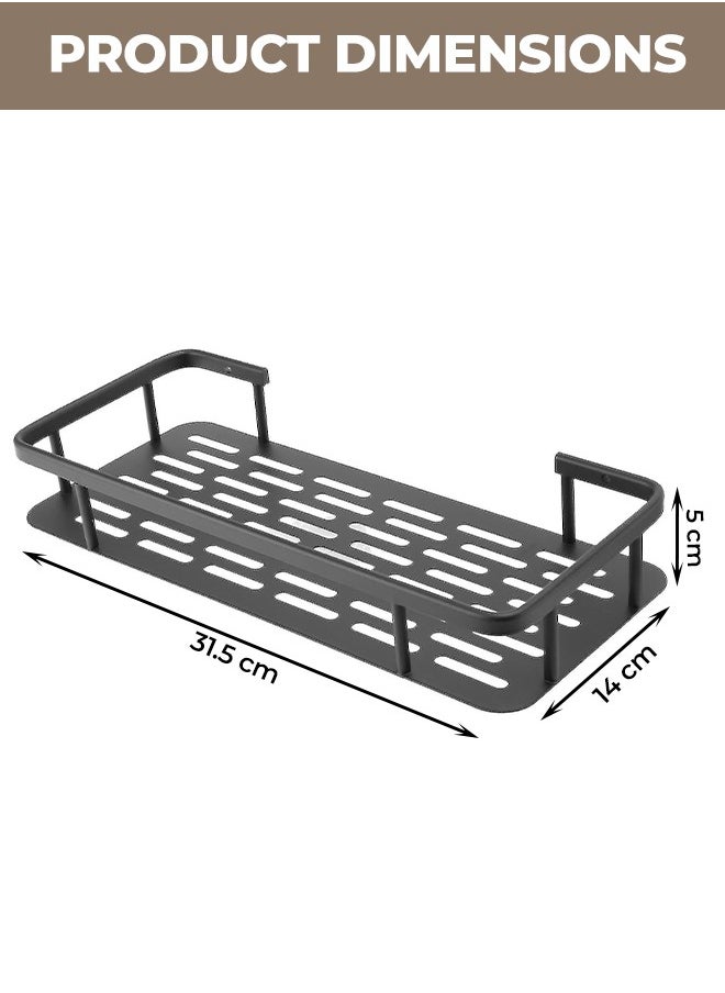 Eworld - Shower Caddy Shelves, Stylish and Convenient Storage Solution with No-Drill Wall-Mounted and Rustproof Features, Perfect Organizers for Bathroom, Toilet, and Kitchen, Available in Pack of 4 & 2 - Image 1