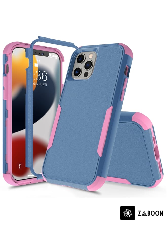 Zaboon Protective Case Cover For iPhone 14 Commuter Shockproof TPU + PC - Image 1