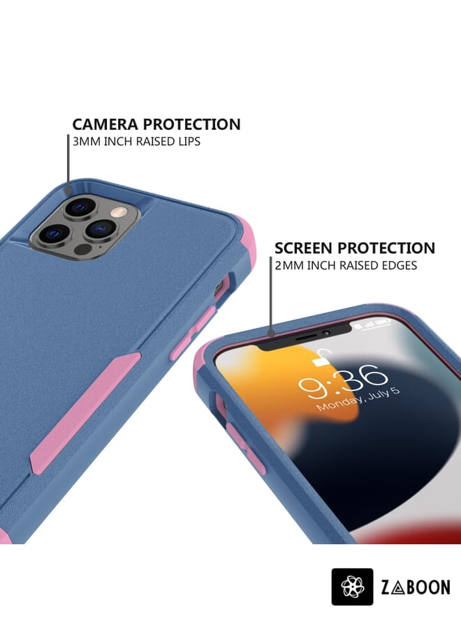 Zaboon Protective Case Cover For iPhone 14 Commuter Shockproof TPU + PC - Image 2