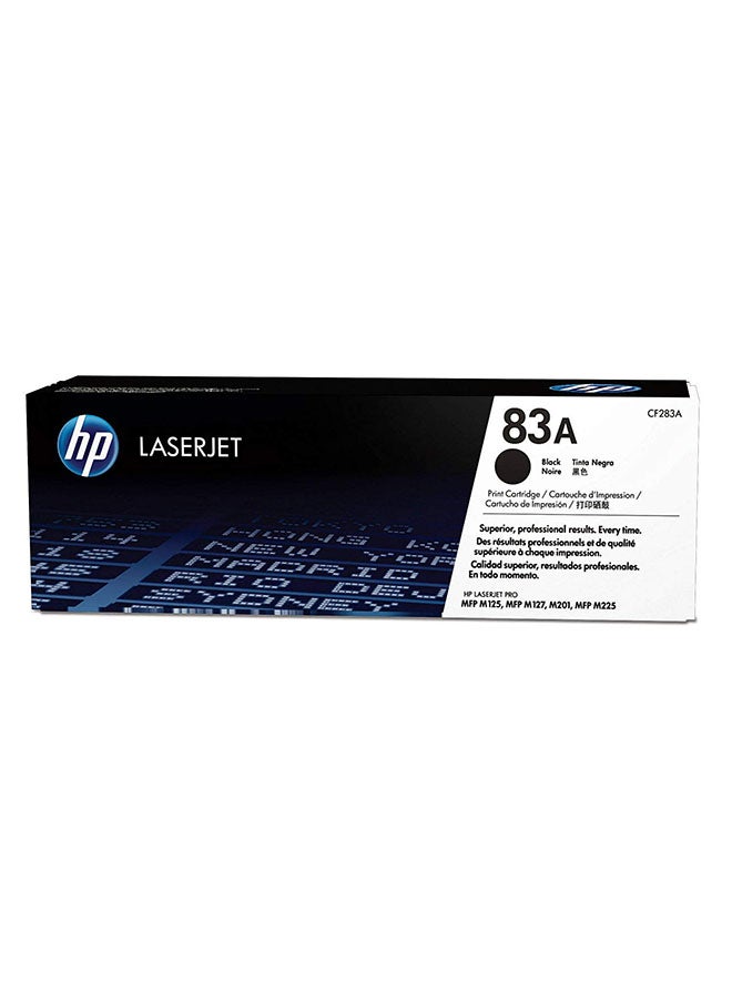 HP خرطوشة حبر ليزرجيت أصلية 83A طراز CF283A أسود - Image 2