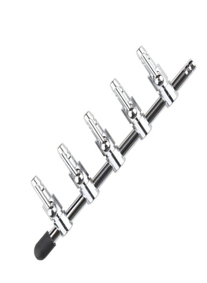 bnafes مضخة تحكم بتدفق الهواء لحوض السمك من بنافيس، 5 منافذ، موزع تدفق هواء، صمام تحكم بذراع، عبوة من 3 قطع - Image 5