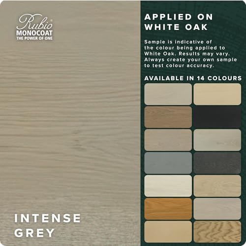 Rubio Monocoat Precolor Easy, Indoor Water-Based Wood Stain & Pre-Treatment, 20 ft² - Intense Grey | Quick-Dry, Eco-Friendly Pre-Color Bonding Stain for Indoor Use with Oil Plus 2C | 100 Milliliter - Image 2