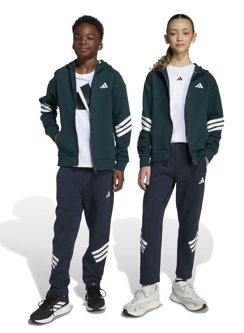 اديداس سروال رياضي مخطط بثلاث خطوط للشباب - Image 5