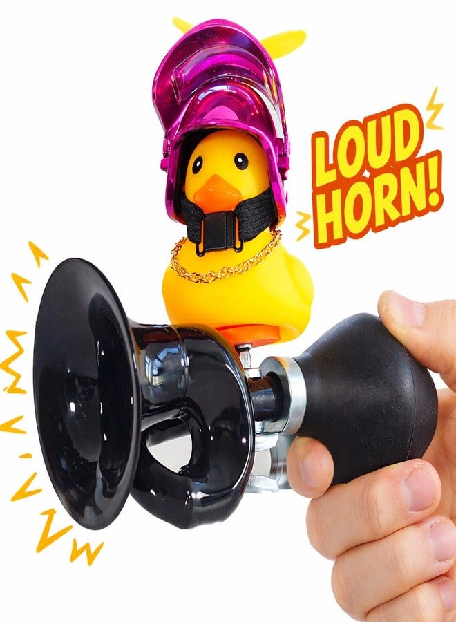 Lanxitown Bike Horn with Little Yellow Duck Classic Vintage Metal Twist Bicycle Horn for Kids Bike Accessories for Kids Bicycle Accessorie - Image 5