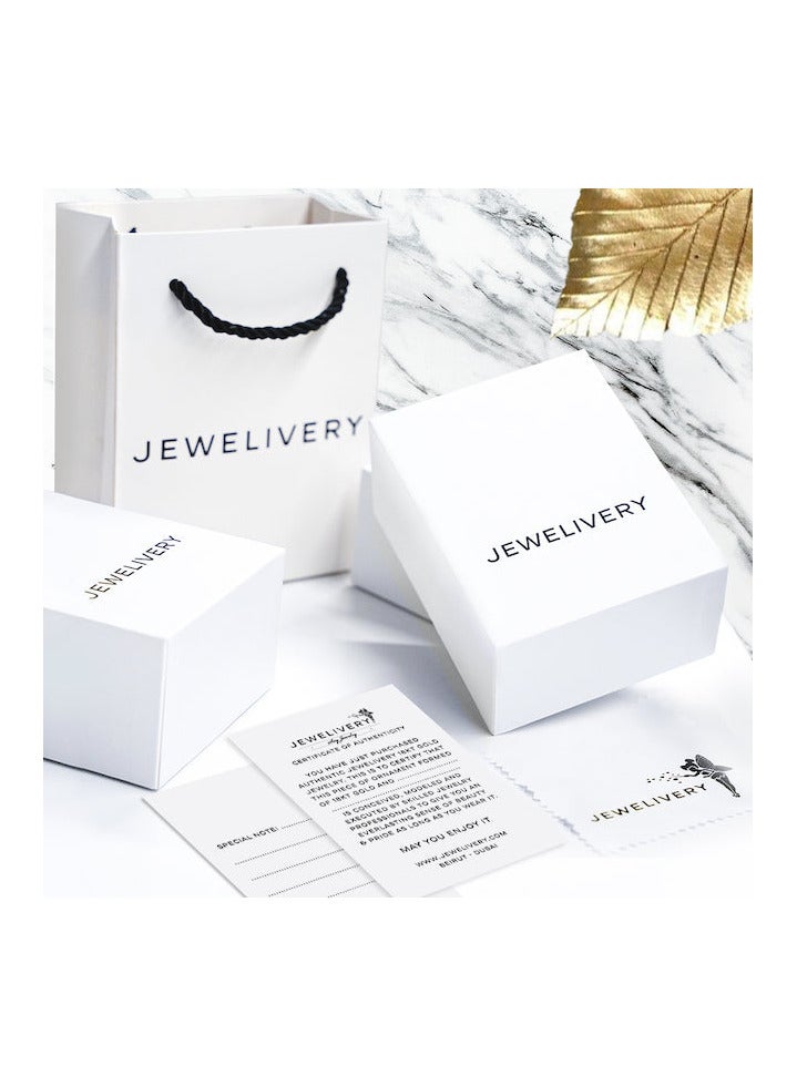 JEWELIVERY JEWELIVERY 18Kt Gold Necklace – Customizable Date Pendant with Elegant Design, Shiny Glossy Finish, Perfect for Personalization, Birthdays, Anniversaries & Special Occasions  - Image 3