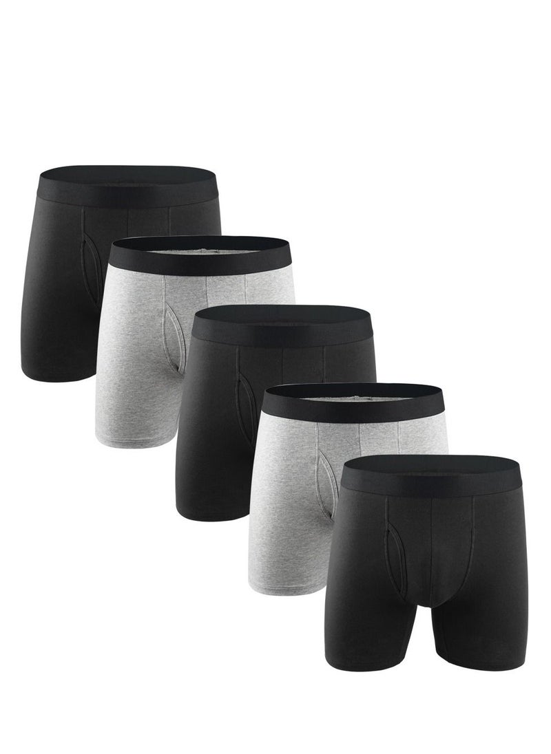Loquat - 5PCS Breathable Boxers Sets Multicolour - Image 1
