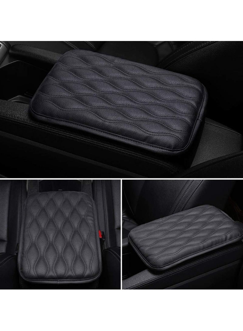 Universal Fit Leather Car Center Console Armrest Cover Waterproof Fit for SUVs, Trucks, and Cars - Image 2