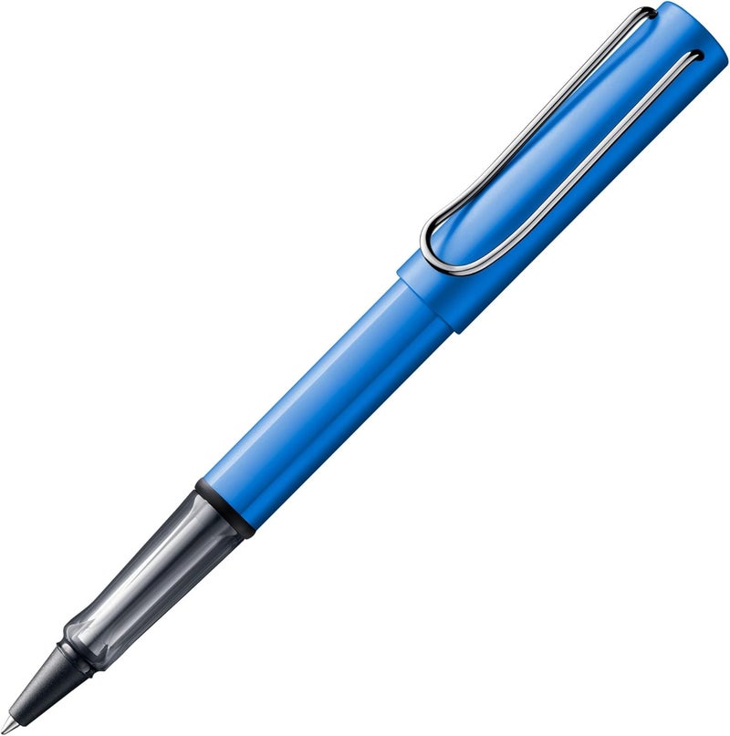 Lamy 328 AL-Star Blue Ocean Roller Ball Pen - Ergonomic Design with Blue Ink - Image 1