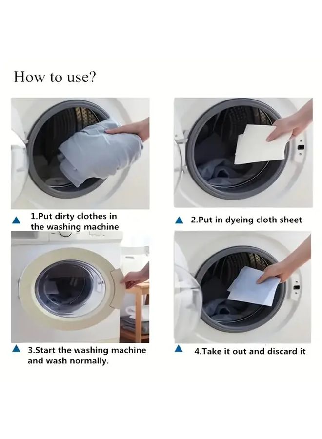 Large Thickened 100pcs Laundry Color Catching Sheets Prevent Dye Transfer and Fading - Image 2