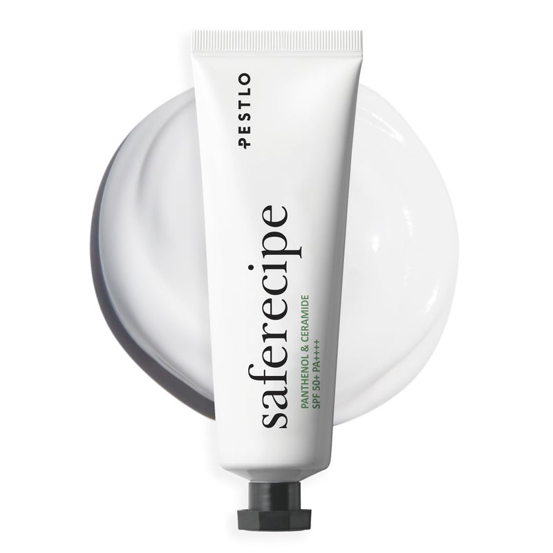 PESTLO PESTLE ROAD PESTLO Saferecipe Sun Essence SPF 50+ PA++++ 1.69 Fl Oz 100% Mineral - Korean Sunscreen, Non-greasy, Light-weight, Dual-Function, Moisturizing Sunblock - Image 1
