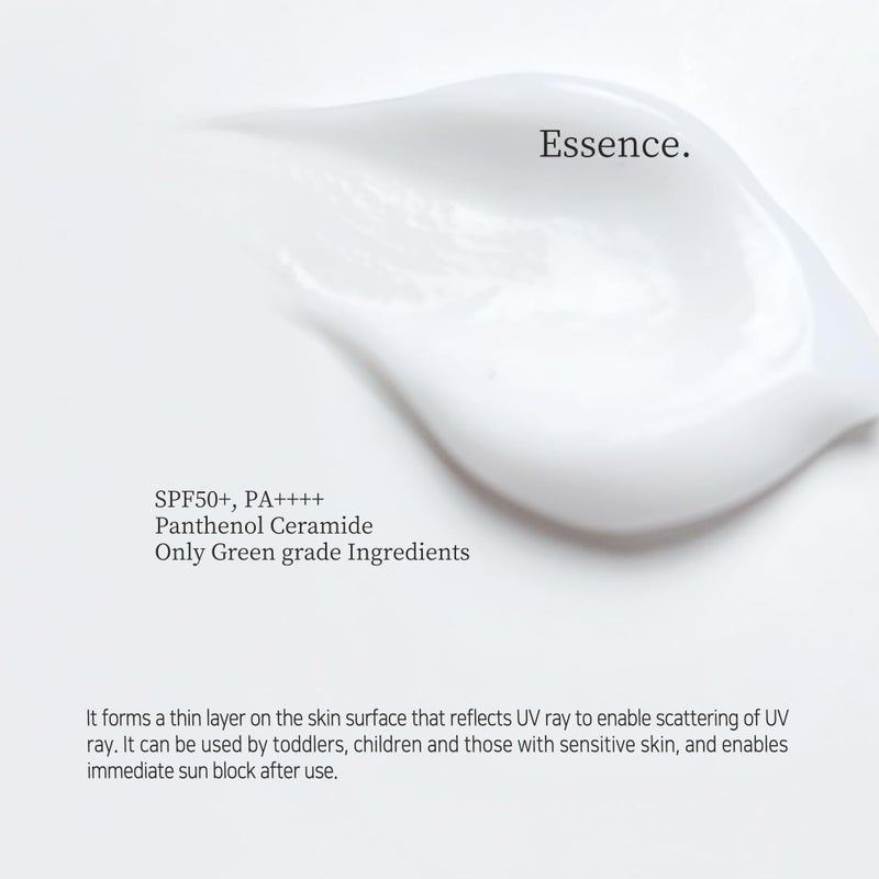 PESTLO PESTLE ROAD PESTLO Saferecipe Sun Essence SPF 50+ PA++++ 1.69 Fl Oz 100% Mineral - Korean Sunscreen, Non-greasy, Light-weight, Dual-Function, Moisturizing Sunblock - Image 3