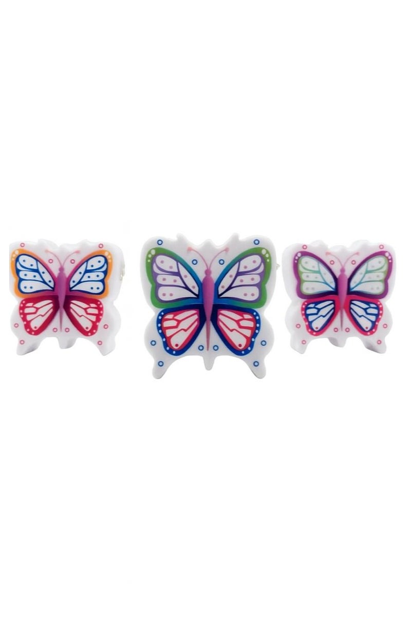 Chaotai Butterfly Shape Plug-in LED Night Light for Kids – Multicolor – Auto Sensor. - Image 1