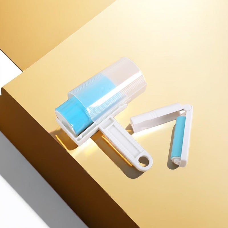 iLifeTech Reusable Sticky Picker Set Cleaner Lint Roller Pet Hair Remover Brush, Blue - Image 5