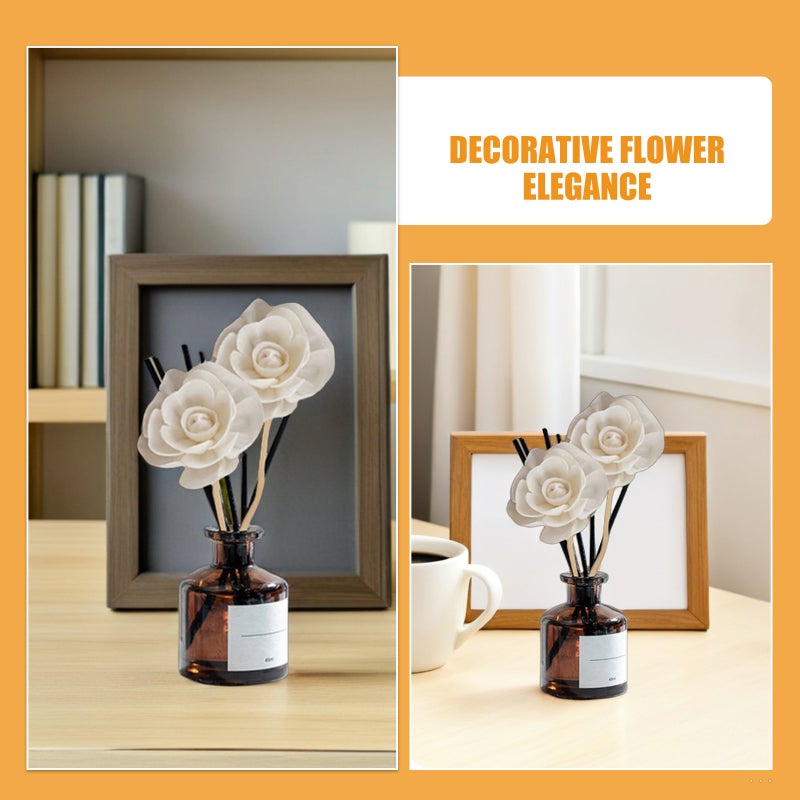 12pcs Artificial Flower Diffuser Sticks for Essential Oils - Fragrance Reeds Scent Sticks Refill Replacements for Household Fragrance - Image 4