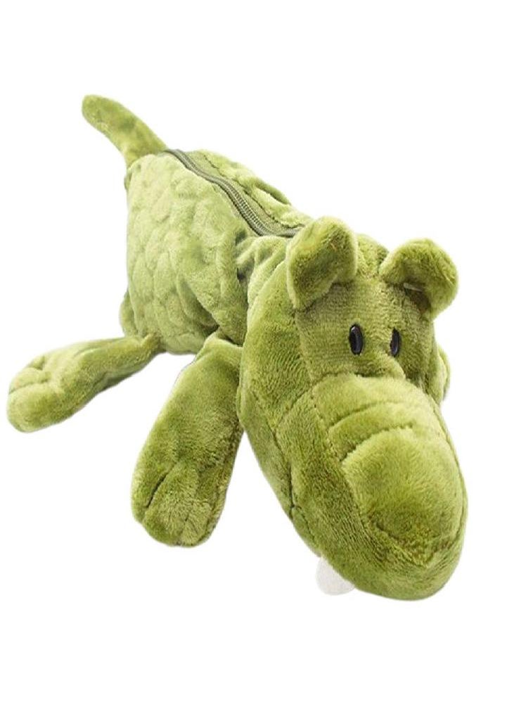 Eckek - Gift Creative Lion Pen Pouch Elephant Stationery Bag Cosmetic Bag Pencil Case Plush Pencil Bags - Image 1