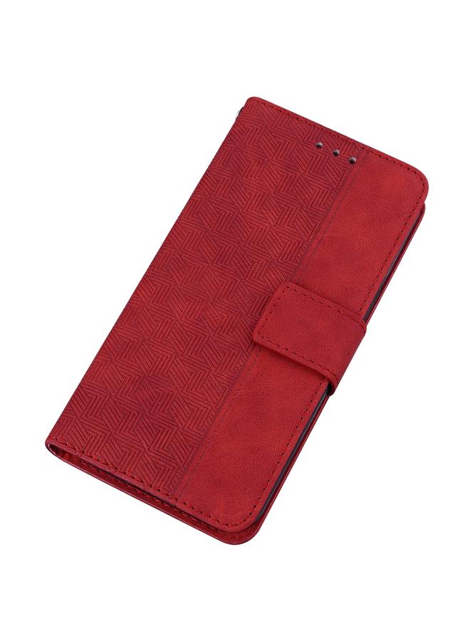 اس-توب جراب لهاتف OnePlus Nord CE 2 Lite 5G، جراب هاتف جلدي منقوش هندسيًا - Image 5