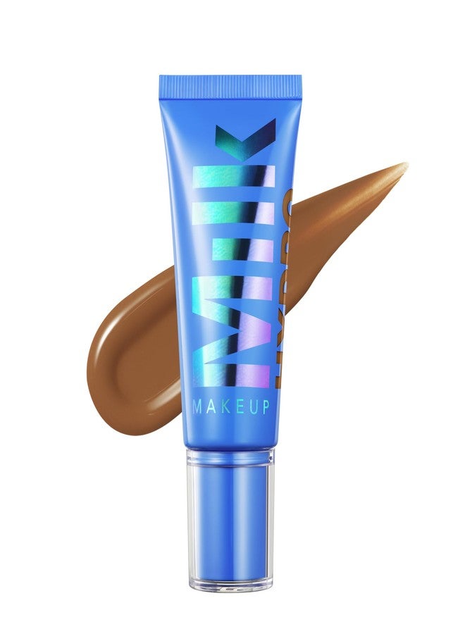 Milk Makeup Hydro Grip Hydrating Gel Skin Tint – 12HR Lightweight Buildable Coverage with Hyaluronic Acid for Natural Dewy Finish – Non-Comedogenic – 11 Deep Tan w/Neutral to Warm Undertones, 1oz - Image 1
