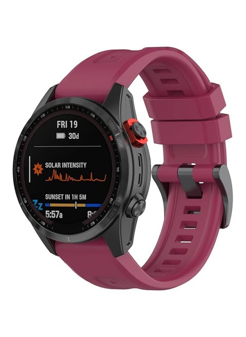 XMUXI Compatible with Garmin Fenix 7 Pro Watch Band, Silicone Sport Strap for Fenix 7 | Fenix 6/6 Pro | Fenix 5/5 Plus | Approach S60 S62 | Forerunner 945 | Quatix 6 (Not Included Watch) (#7)