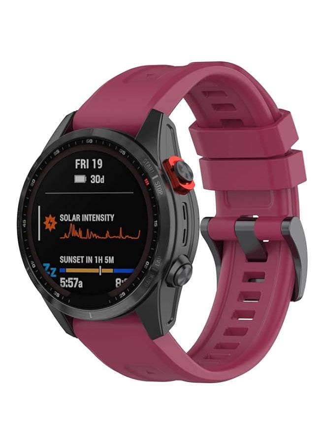 XMUXI Compatible with Garmin Fenix 7 Pro Watch Band, Silicone Sport Strap for Fenix 7 | Fenix 6/6 Pro | Fenix 5/5 Plus | Approach S60 S62 | Forerunner 945 | Quatix 6 (Not Included Watch) (#7)