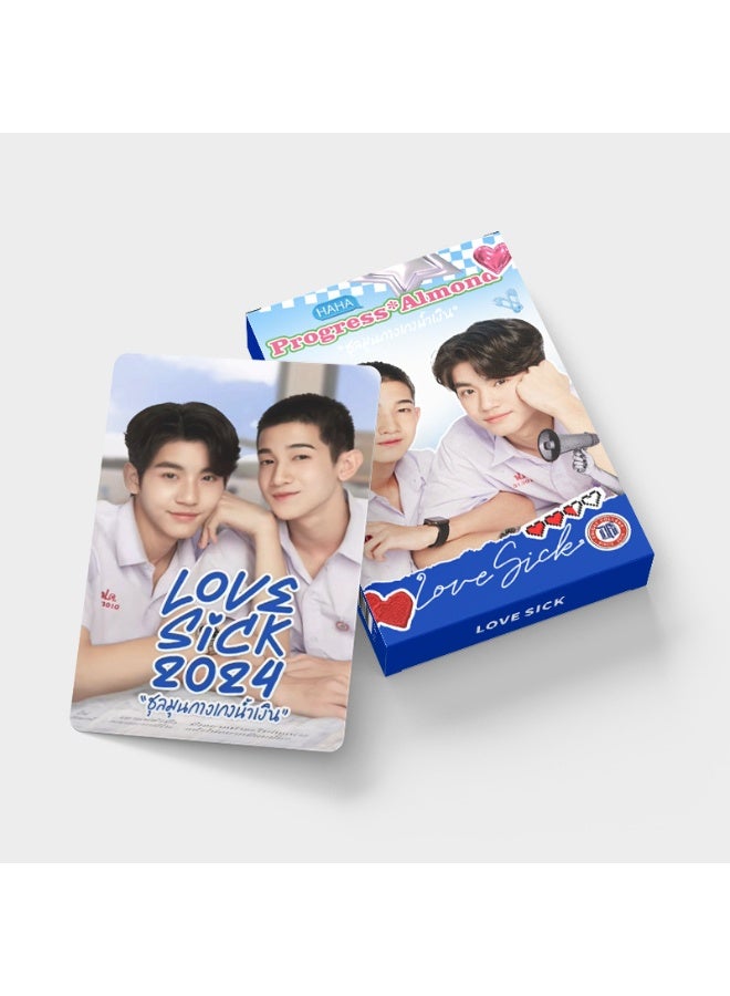 NIBEMINENT 30 Pcs TV Series of Thailand Love Sick 2024 Lomo Cards Card For Fans Collection Gifts - Image 3