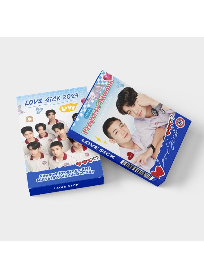 NIBEMINENT 30 Pcs TV Series of Thailand Love Sick 2024 Lomo Cards Card For Fans Collection Gifts - Image 2
