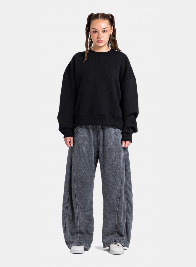 CTRL Initials Boxy Crewneck - Image 1