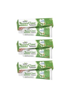 Kudos KUDOS Ayureveda Neem Clove Toothpaste I Prevents cavities,Bad Breath,tooth decay I Help Fights germ,Anti Bacterial GumProtection Daily Use Toothpaste(Pack of 2)  - Image 1