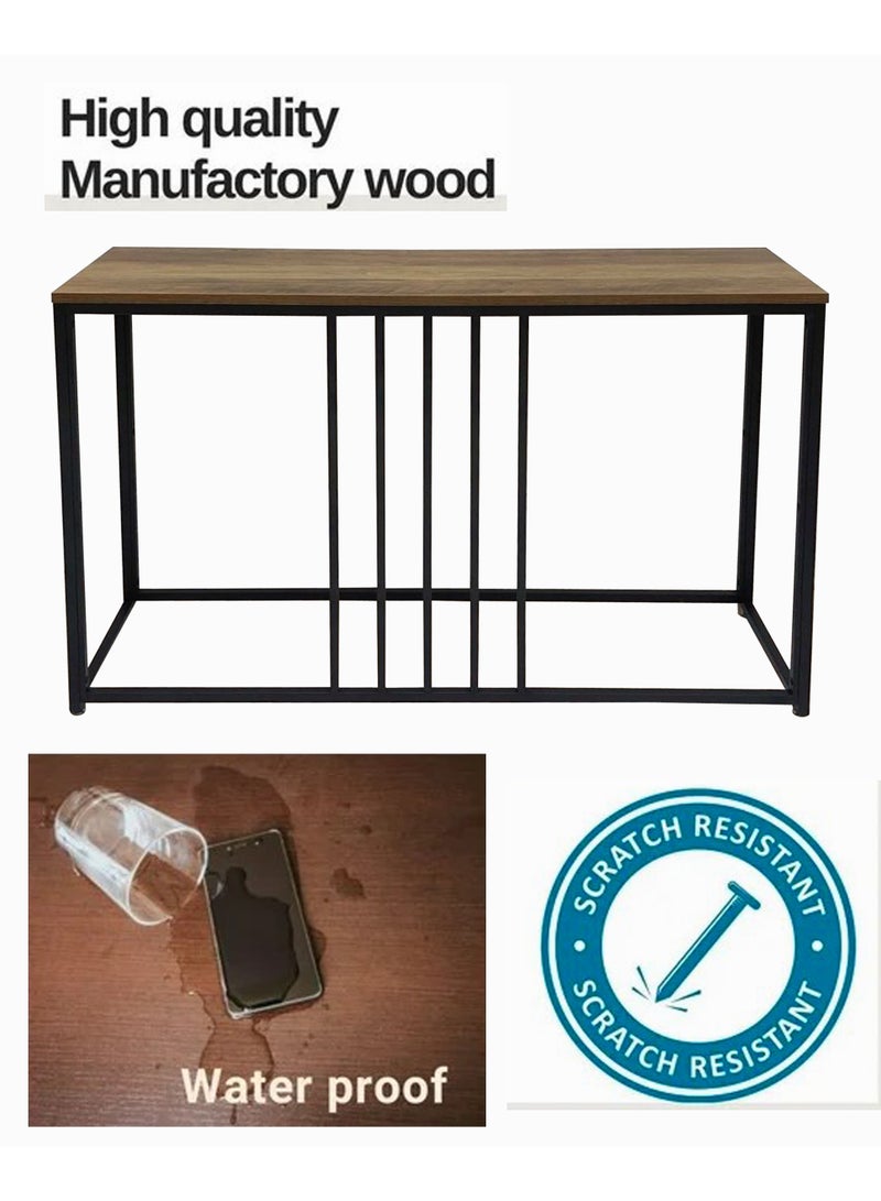 Living Rectangular Console Table Metal Frame 130*85*40 CM - Image 5