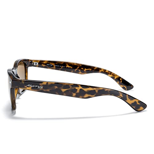 MERRY'S Polarized Unisex Shades Sunglasses for Men and Women Vintage Polarized Sun Glasses Mirror Lens (Leopard Frame/Brown Gradient Lens, 55) - Image 4