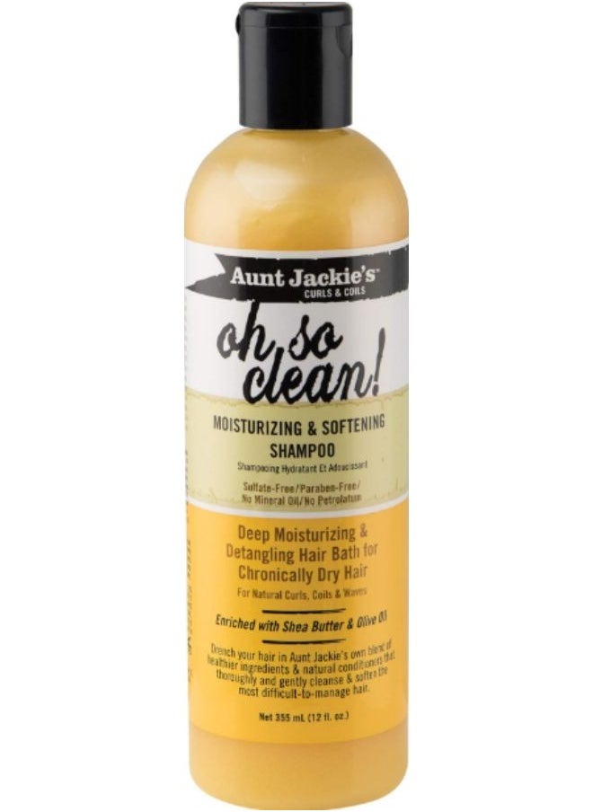Aunt Jackie's Curls Coils Oh So Clean Moisturizing and Softening Shampoo 355 ml  - Image 2