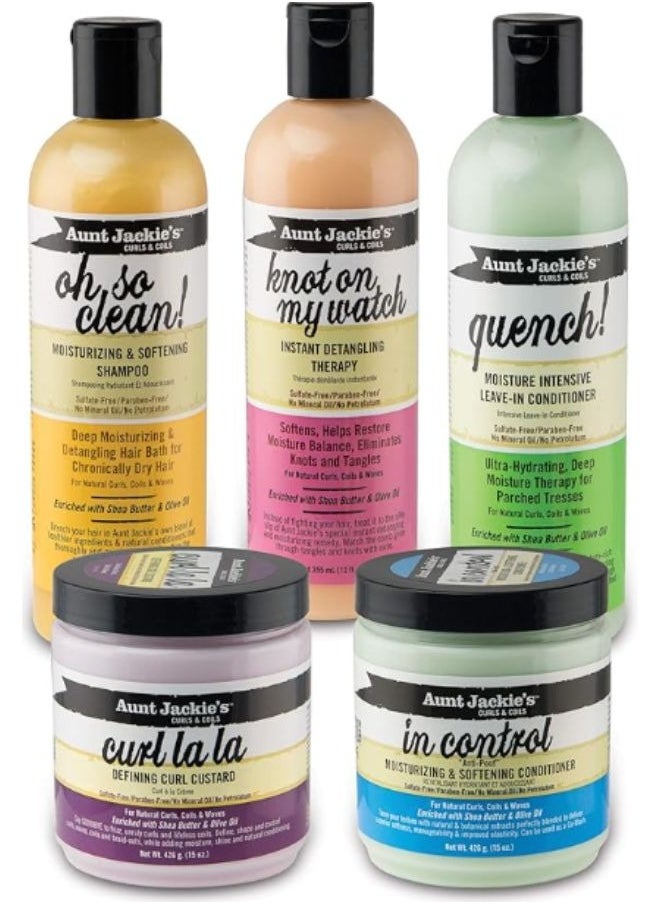 Aunt Jackie's Curls Coils Oh So Clean Moisturizing and Softening Shampoo 355 ml  - Image 5