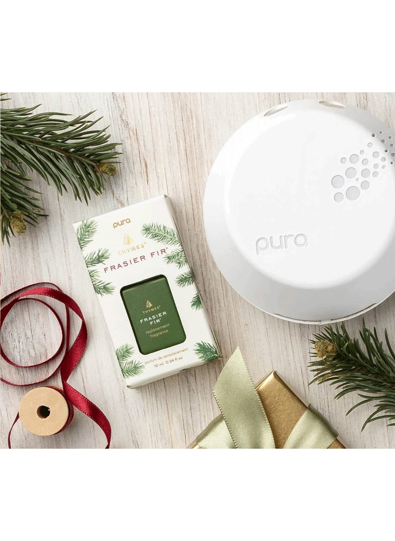 Thymes Thymes Pura Smart Home Plug-in Diffuser Kit - Pura Diffuser Refills with a Fresh Home Fragrance (V3 Pura Device + 2 Frasier Fir Refills)  - Image 3
