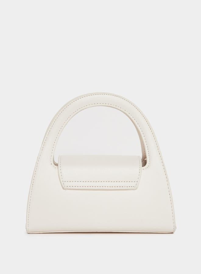 Styli Buckle Accent Handbag with Dual Handle  - Image 4