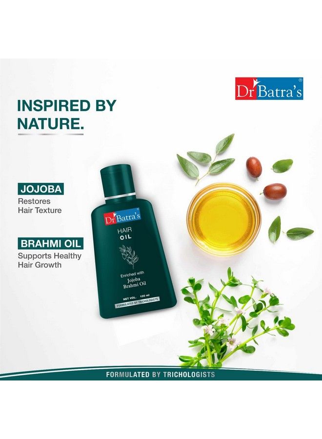 Dr Batra's زيت شعر منتج طبيعي غني بالثولسي للوقاية من تلف الشعر خالي من الكبريتات شعر أكثر صحة وكثافة خفيف ولطيف (100 مل) - Image 3