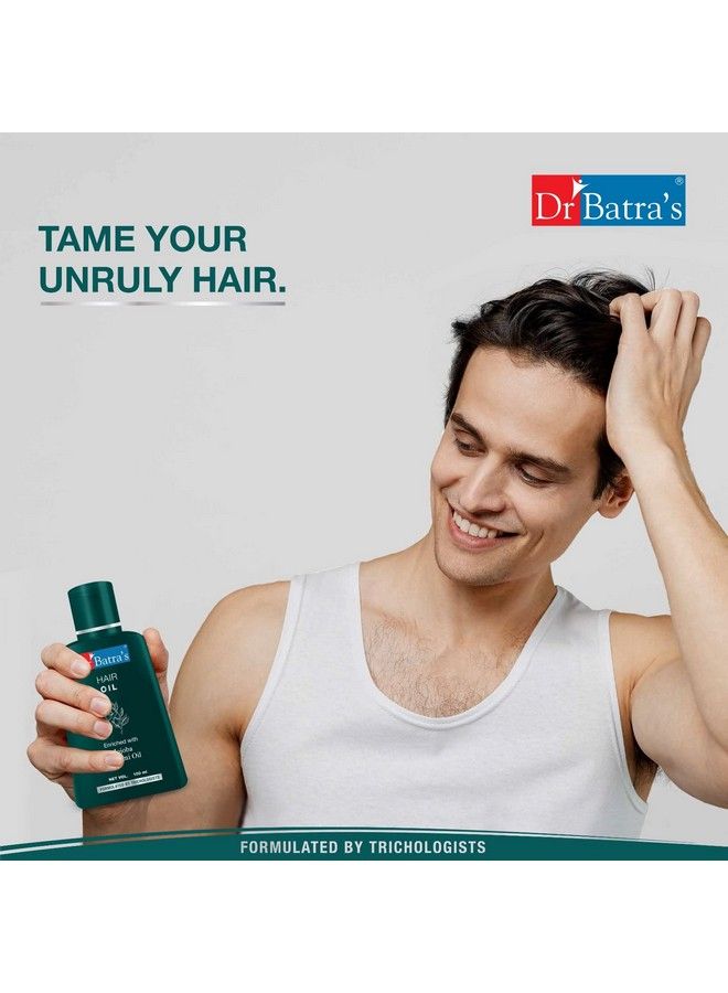 Dr Batra's زيت شعر منتج طبيعي غني بالثولسي للوقاية من تلف الشعر خالي من الكبريتات شعر أكثر صحة وكثافة خفيف ولطيف (100 مل) - Image 4