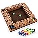 ropoda Shut The Box Game Upgraded 12 Numbers Wooden Board Games for Adult and Kids Shut The Box Dice Game Addition Training Fun for Family Game NightVintage Style - Image 3