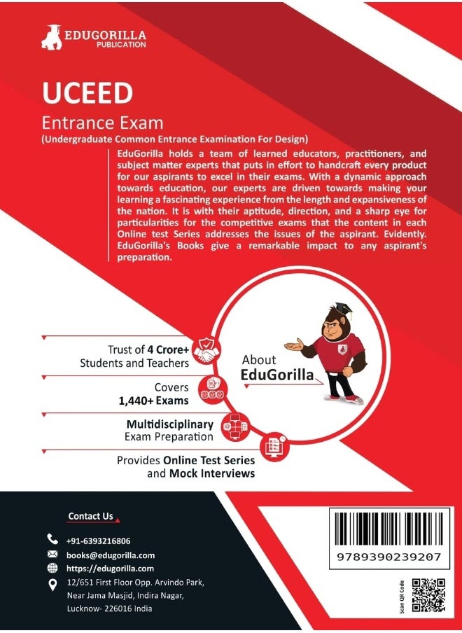 null - UCEED 2023: Undergraduate Common Entrance Exam For Design (English Edition) - 10 Full Length Mock Tests (Solved Questions) with Free Access to Online Tests - Image 1