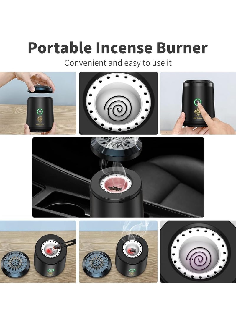 Oud Bukhoor Oud Bukhoor BK18 Electric Spice Diffuser - Portable USB-Powered Incense Burner for Home, Car, and Travel  - Image 4
