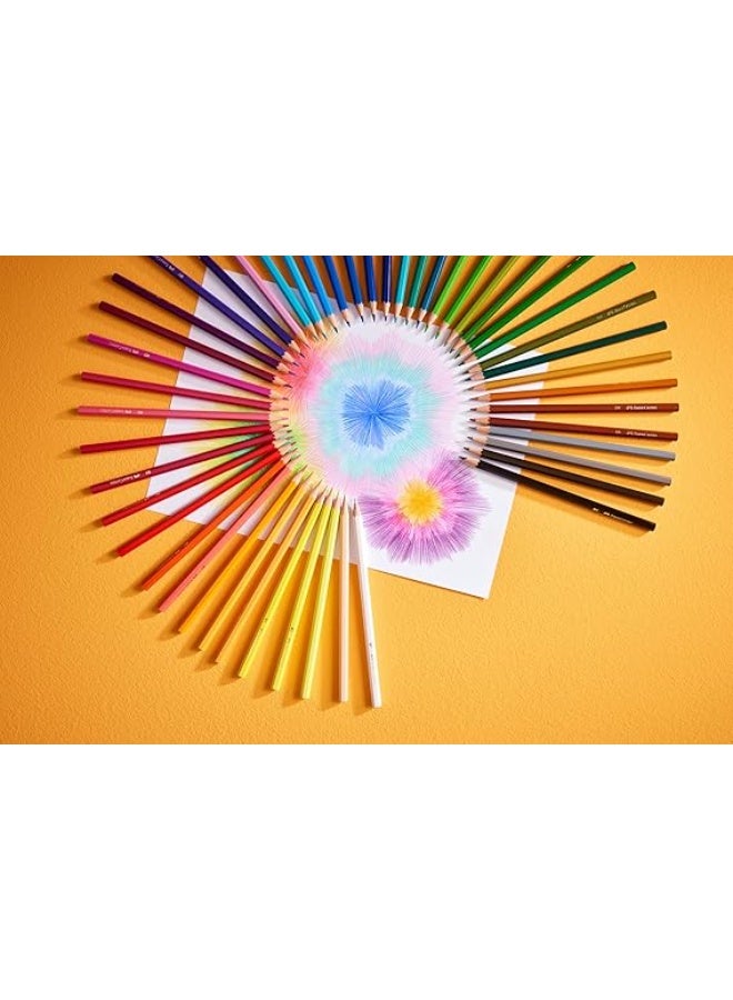 Faber-Castell Eco-Friendly Colouring Pencils, Pack of 48, Sharpener, Carton Box - Image 2