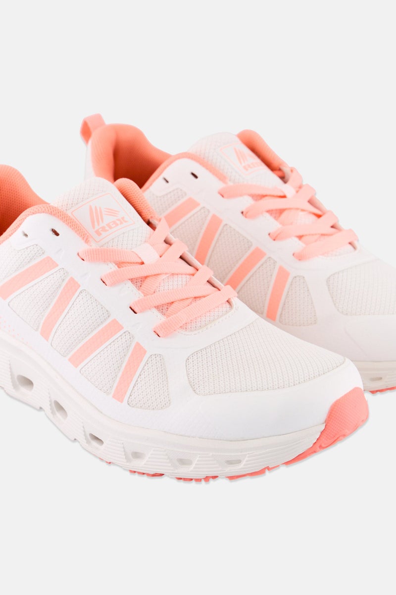 RBX Women Lace Up Brand Logo Training Shoes, Multicolor - Image 3