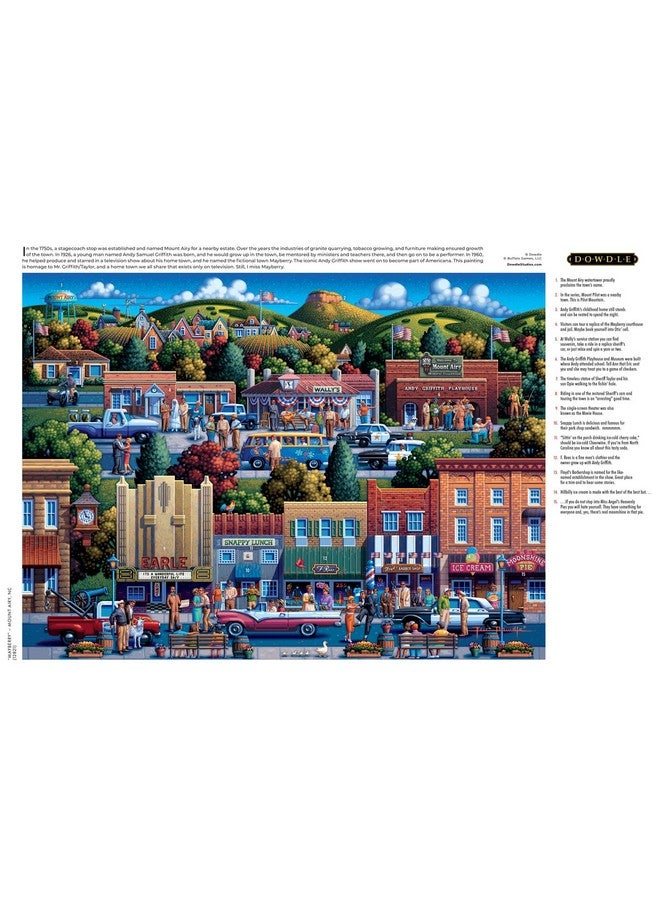 بافلو جايمز ألعاب الجاموس - إريك دودل - ماونت إيري، كارولاينا الشمالية - مايبيري - أحجية الصور المقطوعة المكونة من 1000 قطعة للبالغين، أحجية مليئة بالتحديات، مثالية لأمسيات اللعب - حجم الأحجية النهائي 26.75 × 19.75 - Image 5