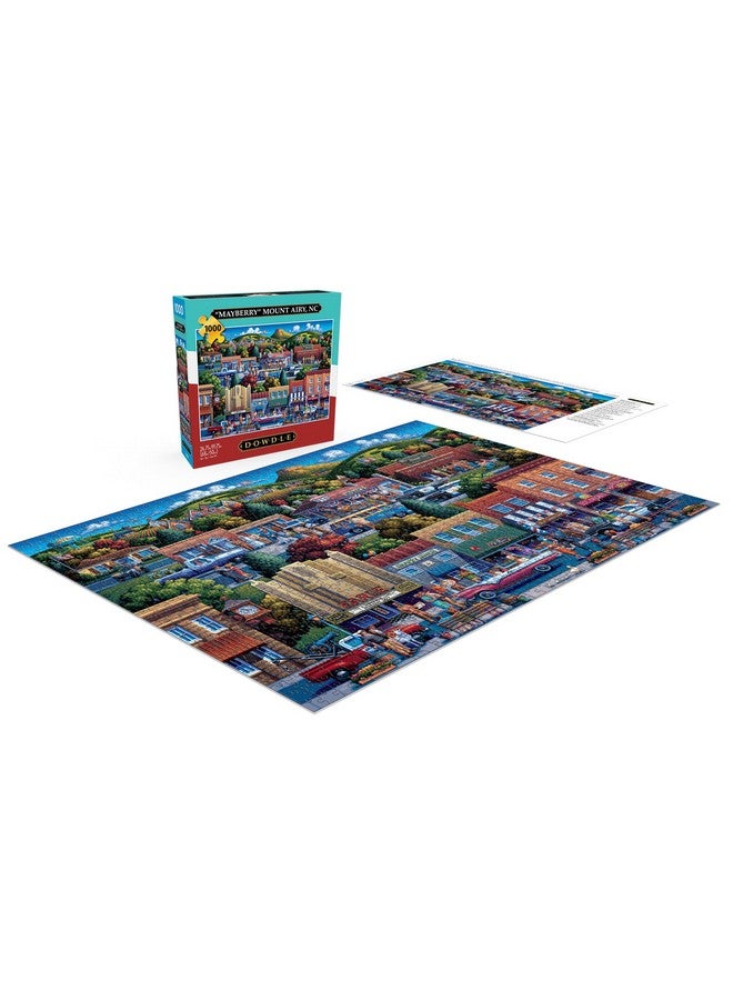 بافلو جايمز ألعاب الجاموس - إريك دودل - ماونت إيري، كارولاينا الشمالية - مايبيري - أحجية الصور المقطوعة المكونة من 1000 قطعة للبالغين، أحجية مليئة بالتحديات، مثالية لأمسيات اللعب - حجم الأحجية النهائي 26.75 × 19.75 - Image 4