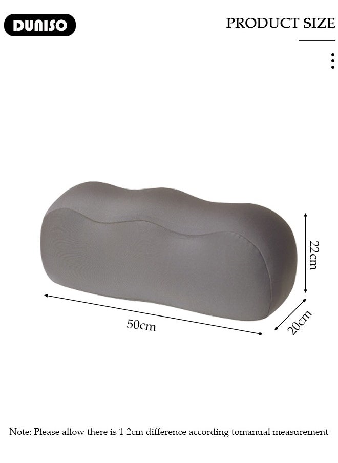 DUNISO - Leg Pillow, Leg Elevation Wedge Pillow, Leg and Knee Foam Support Pillow Relieve Sciatica, Back, Knee, Joint and Pregnancy Pain - Image 1