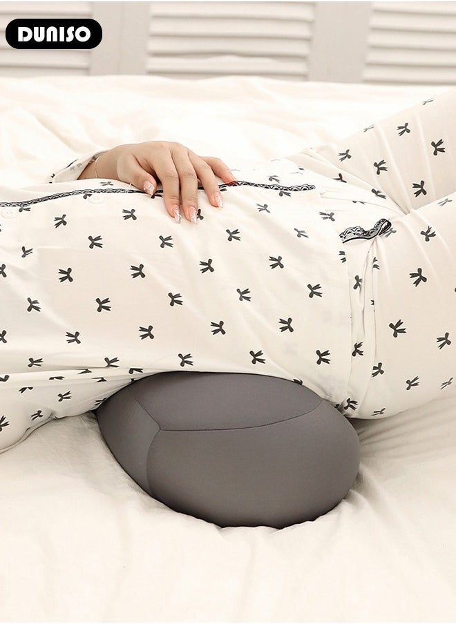 DUNISO - Leg Pillow, Leg Elevation Wedge Pillow, Leg and Knee Foam Support Pillow Relieve Sciatica, Back, Knee, Joint and Pregnancy Pain - Image 1