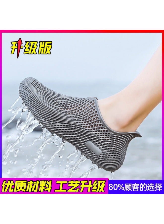 Men's Summer Outdoor Slip-resistant Odor-resistant 3d Printed Soft Sole Sports Outdoor Water Wading Stream  Beach Clogs