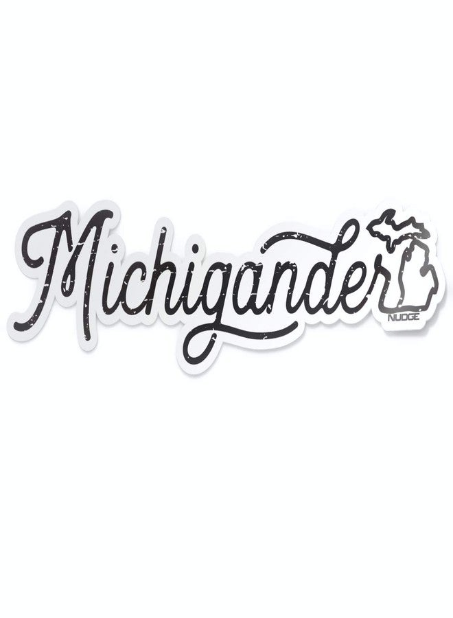 Nudge Printing Michigander Michigan Car Decal Bumper Sticker Laptop Sticker Auto Emblem - Image 3
