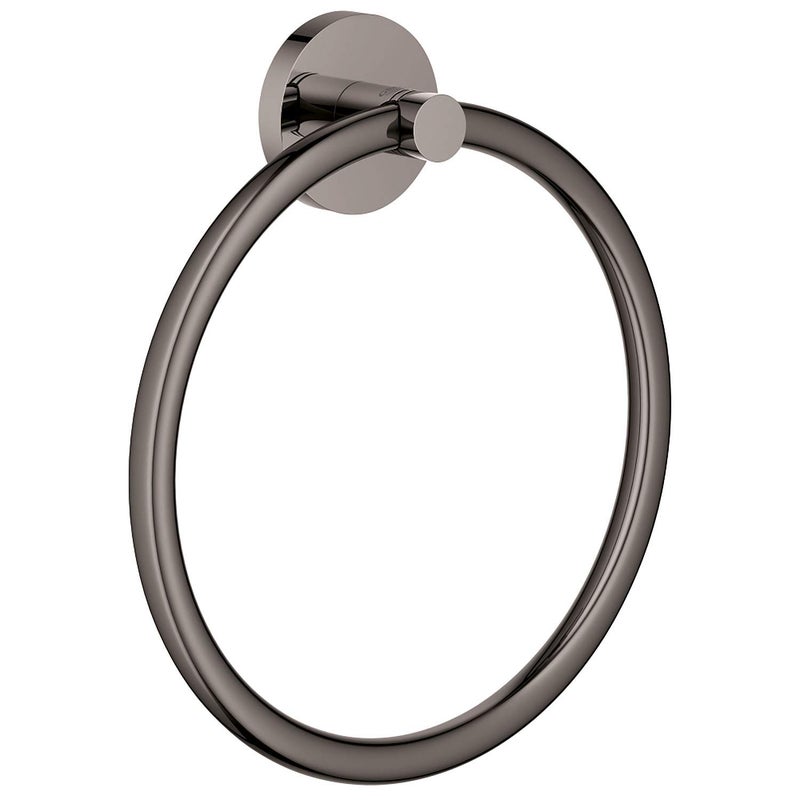Grohe Essentials Towel Ring Hard Graphite - Image 2