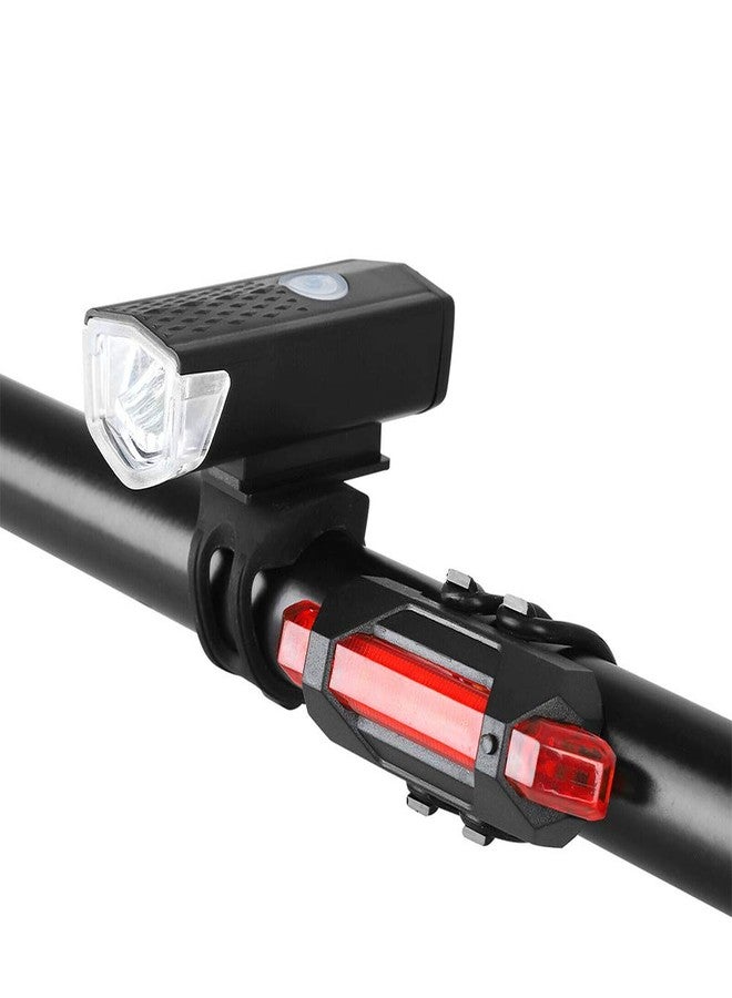 FASTPED®Bicycle LED USB Rechargeable Head Light and Tail Light (Combo) - Image 1