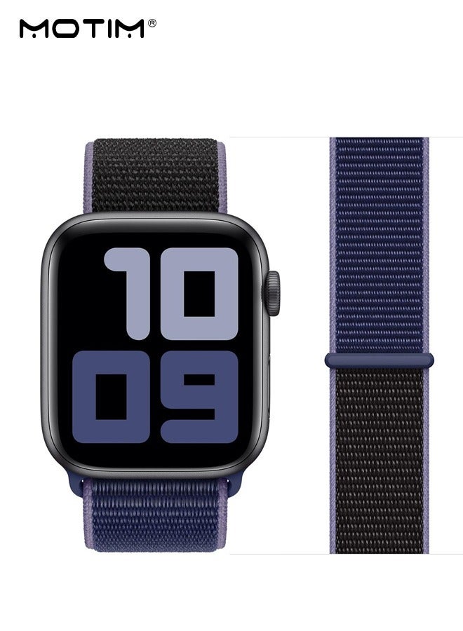 Motim 2 Pack Apple Watch Strap 42mm/44mm/45mm/46mm/49mm for iWatch Series 11/10/9/8/7/6/SE, Nylon Watchband Replacement Strap - Image 2