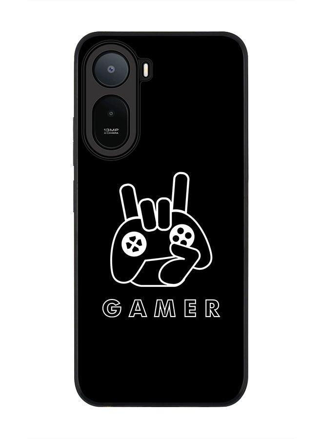 Stylizedd Rugged Case for Xiaomi Redmi A7 Pro 4G / Poco C81 / Poco C81 Pro / Poco C85x 5G- Slim Fit Hybrid Rubber Cover Gamer